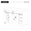 Christopher Knight Home Boyce Classic 48" Wood Bathroom Vanity with Resin Sink and Eight Soft-Close Drawers - 4 of 4