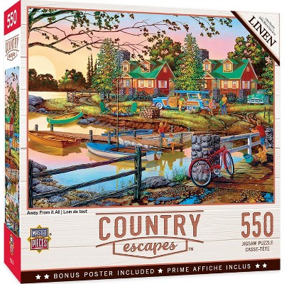 MasterPieces Country Escapes Away from It All 500 Piece Jigsaw Puzzle