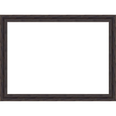 Amanti Art Rustic Pine Black Narrow Framed Dry Erase Magnetic Board