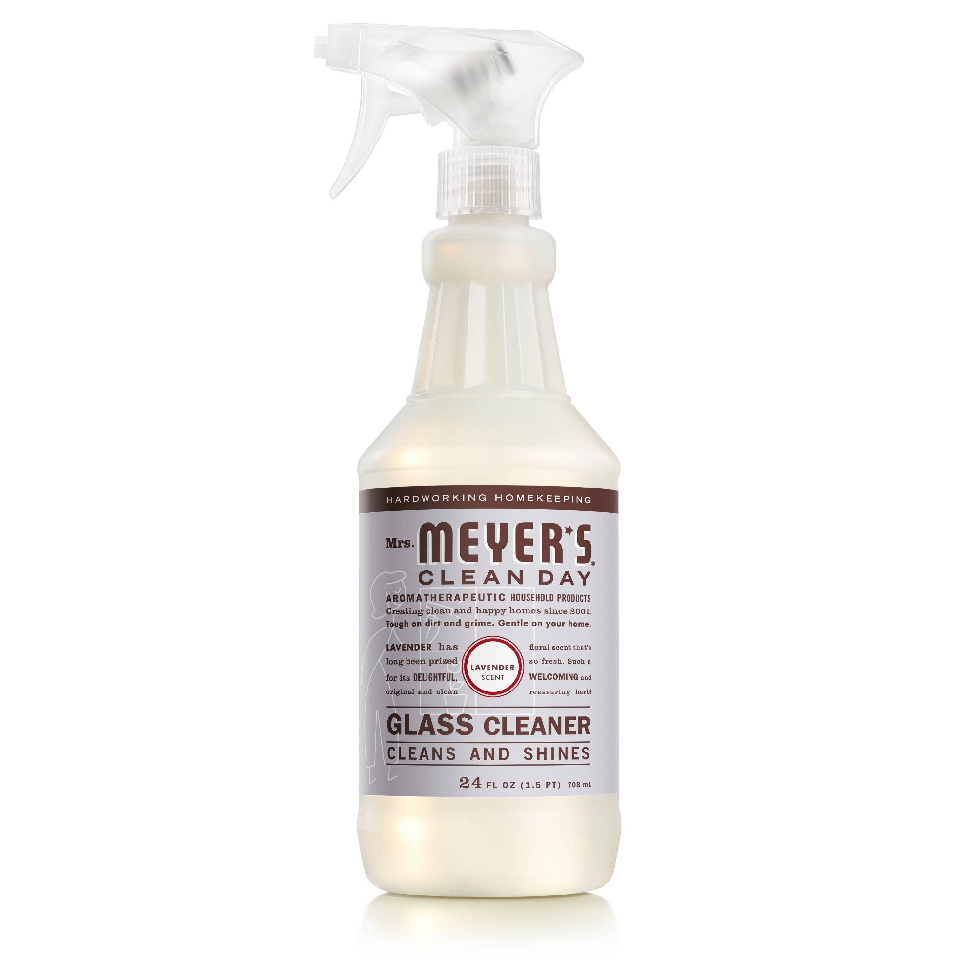 Mrs. Meyer's Clean Day Lavender Glass Cleaner - 24 fl oz: Paraben-Free, Phthalate-Free, For Mirrors