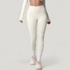 Anna-Kaci Active Women's High Waist Full Length Leggings with Side Pockets and Wide Waistband - 3 of 4