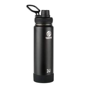 BOTTLE BOTTLE 40oz Insulated Water Bottle with Straw Sport Stainless Steel  Water Bottle with Handle Lid Outdoor Sports Bottle for Pills (black)
