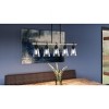 Kingsbridge 5-Light Earth Black Linear Chandelier - 3 of 4