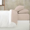 Makemake Organics GOTS Certified Organic Cotton Kids Fitted Sheet - Pecan - 3 of 4