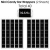 Big Dot of Happiness Mr. and Mrs. - Black and White Wedding or Bridal Shower Candy Favor Sticker Kit - 304 Pieces - 3 of 4