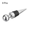 Unique Bargains Reusable ABS Rubber Sealing Wine Stopper for Beer Glass Bottles - 3 of 4