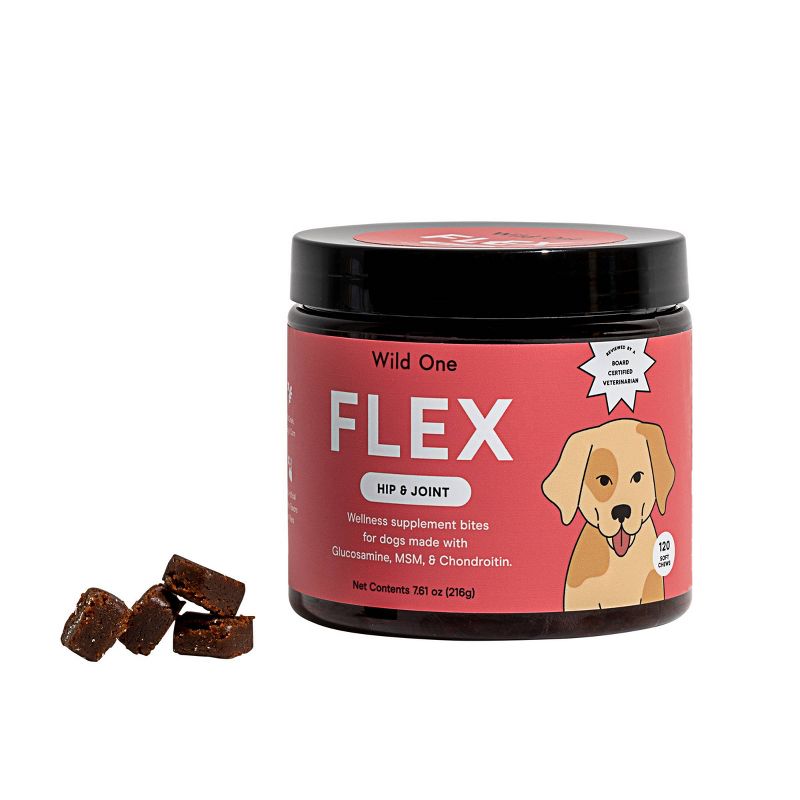 Wild One FLEX Hip &#38; Joint Wellness Supplement Soft Chews for Dogs - 120ct, 4 of 10