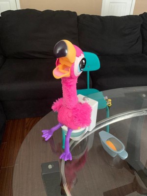flamingo on the toilet toy