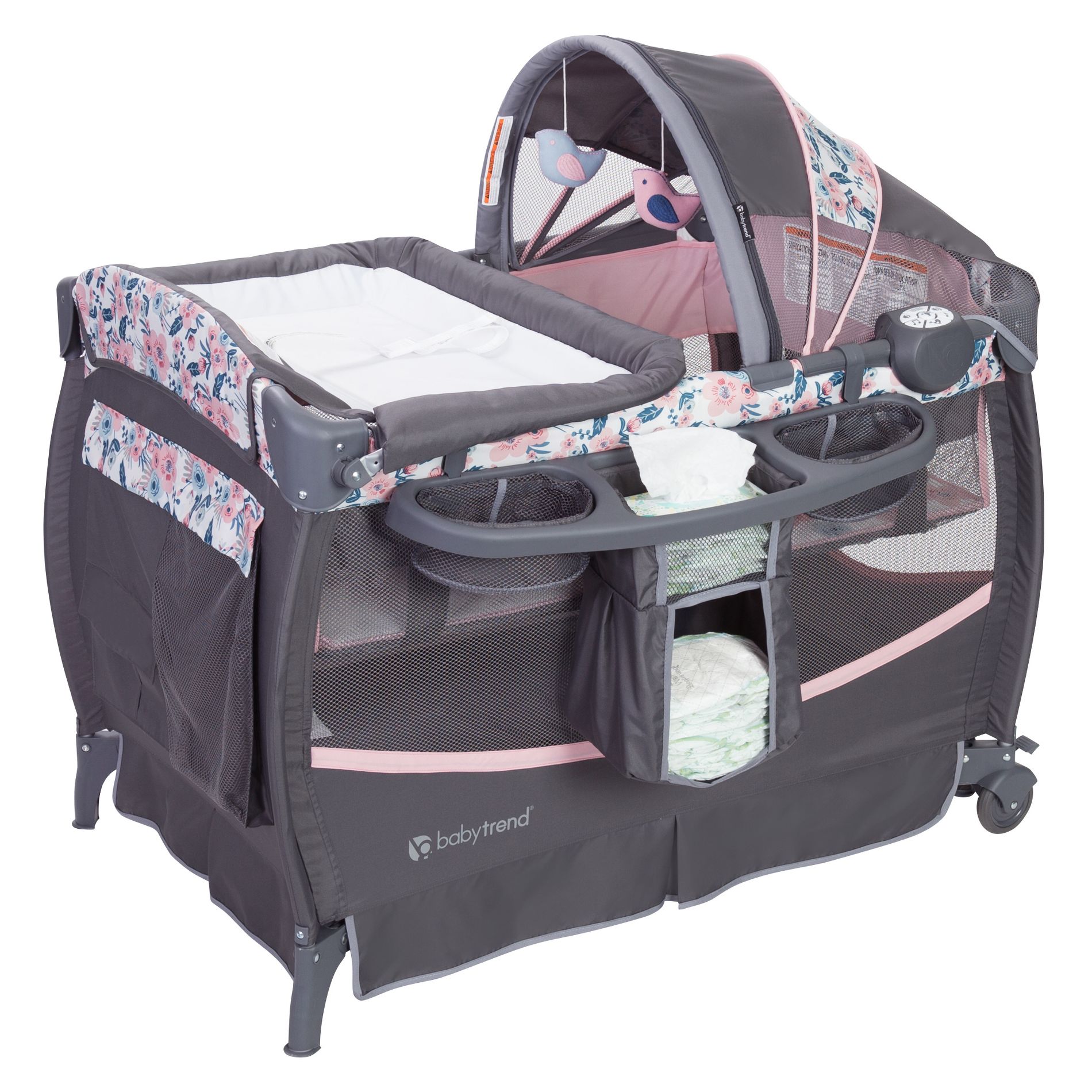 Baby Trend Deluxe II Nursery Center Portable Playard - Bluebell