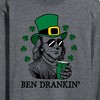 Men's - Instant Message - St Paddys Ben Drankin Long Sleeve Graphic T-Shirt - 2 of 4