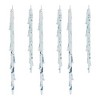 Melrose Melted Glass Icicle Drop Ornament (Set of 6) - 3 of 3
