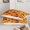 Acoinel 3 Pcs Motorcycle Lightwight Ultra Soft Comforter Set with 2 Pillowcases, TWIN, Orange - 4 of 4