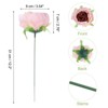 Unique Bargains Artificial Silk Real Touch Durable Artificial Flowers 25 Pc - 2 of 4