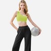 Anna-Kaci Active Women's One Shoulder Cut-Out Sports Bra with Asymmetrical Design - 3 of 4