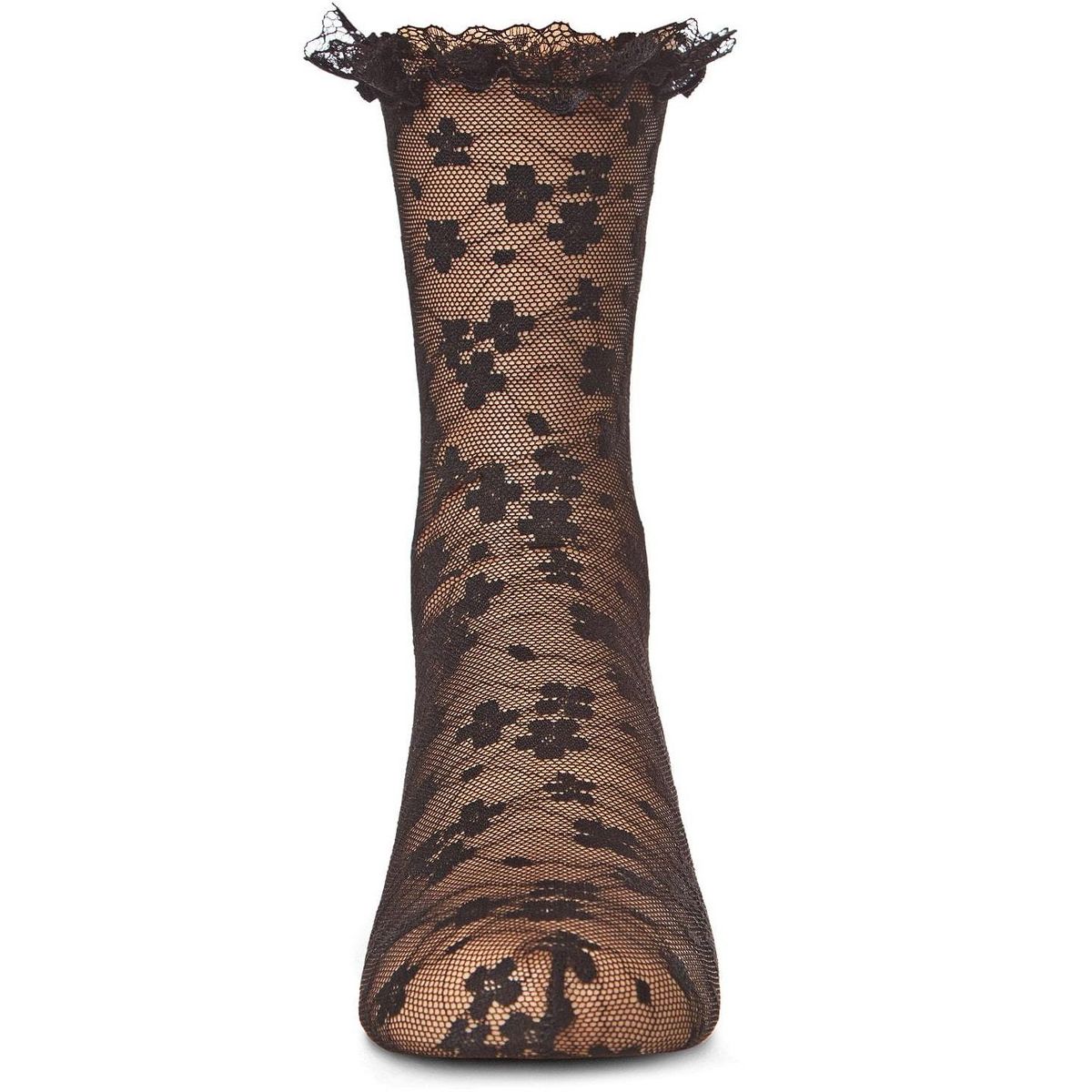 Memoi Girls' Lace Anklet Socks - thumbnail 2
