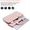 Laptop Sleeve 13 - 13.3 Inch 360 Protective ,Quilted Bag with 2 Pockets,Handle & Belt for MacBook Air/Pro 13/Pro 14,HP,Dell,ASUS,Lenovo - 2 of 4