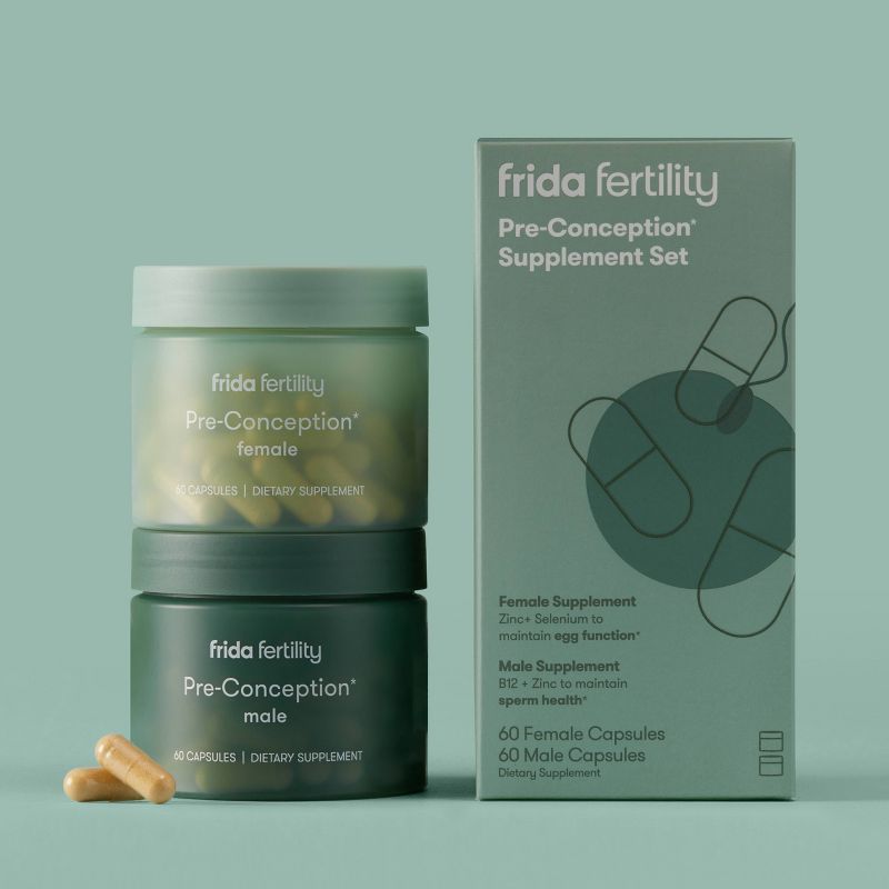 Frida Fertility Pre-Conception Supplements - 60ct, 3 of 13