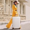 SKONYON 3 Piece Hardshell Luggage Sets Checked Spinner Luggage Set with TSA Lock, YKK Zippers and PC+ABS Construction - 2 of 4