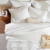 Queen Comforter Set, White Seersucker 7 - Piece Bed in a Bag with Sheets, Down Alternative Comforter, Pillowcases Shams for All Seasons - 2 of 4