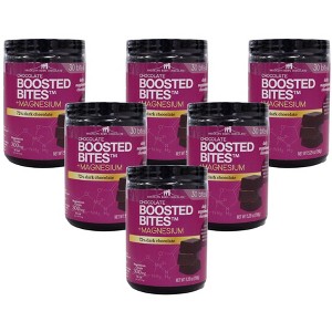 Brooklyn Born Chocolate Dark Chocolate Boosted Bites  Magnesium - 6 containers, 5.29 oz each - 1 of 3