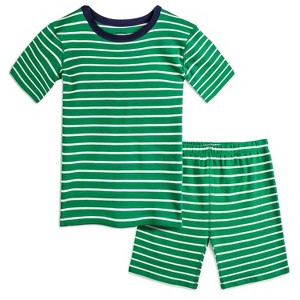 Mightly Kids' Fair Trade 100% Organic Cotton Tight Fit Shorite Pajamas Set - 1 of 3