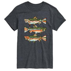 Men's - Instant Message - Northern Trout Short Sleeve Graphic T-Shirt - 1 of 4