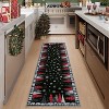 Christmas Area Rugs Soft Washable Xmas Tree Festive Decor Rug Non-Slip Low Pile Rugs for Living Room Bedroom - 2 of 4