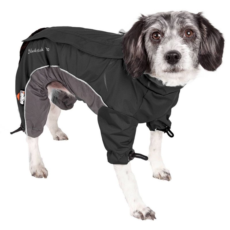 Dog Helios Blizzard Full-Bodied Adjustable and 3M Reflective Dog and Cat  Jacket - Black, 1 of 6