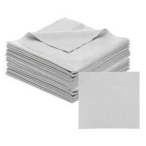 Unique Bargains Soft Lightweight Eyeglass Camera Lens Microfiber Cleaning Cloth 12 Pcs - 1 of 4