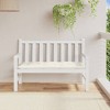 vidaXL Garden Bench Cushion Melange Cream 47.2"x19.7"x2.8" Fabric - 3 of 4