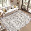 Washable Area Rugs, Soft Low Pile Large Rugs for Living Room Indoor Non-Slip Carpet Vintage Distressed Rugs for Bedroom with Non-Slip Backing - 2 of 4