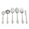 RiverRidge Rose Flatware 46pc Monogrammed Stainless Steel Silverware Set - 4 of 4