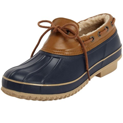 Обувь Comfortview The Storm Waterproof Rubber Slip-On - 9 W, Navy (Wide Widths Available)