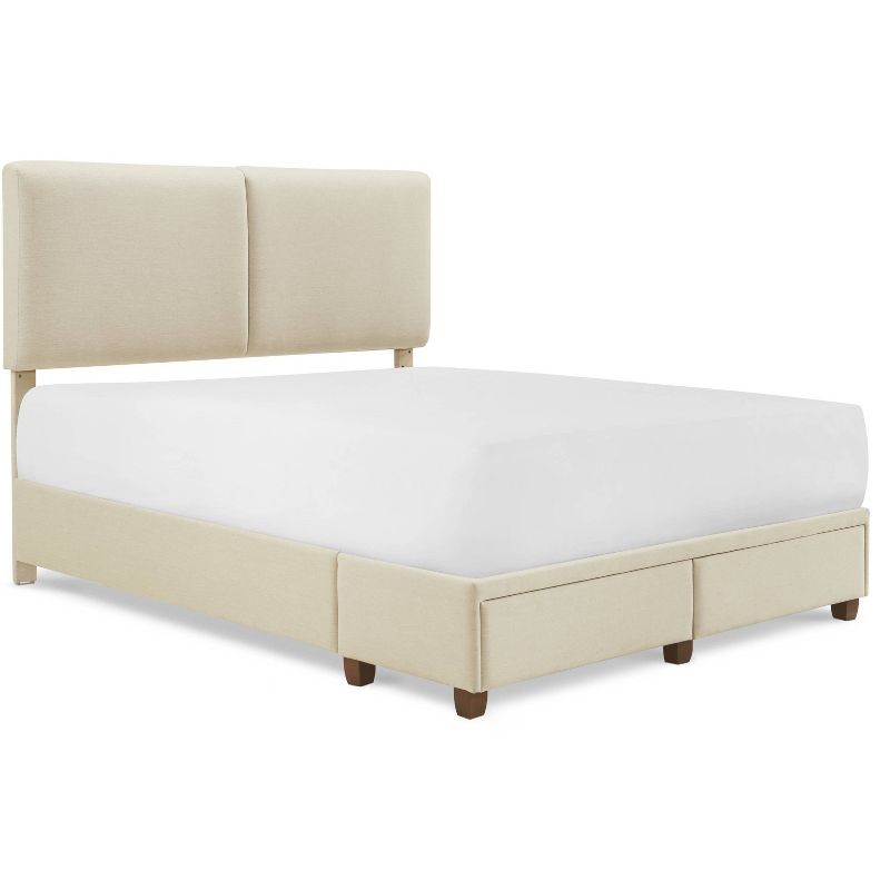 Maxwell Storage Bed with Adjustable Height Headboard - Finch, 3 of 15