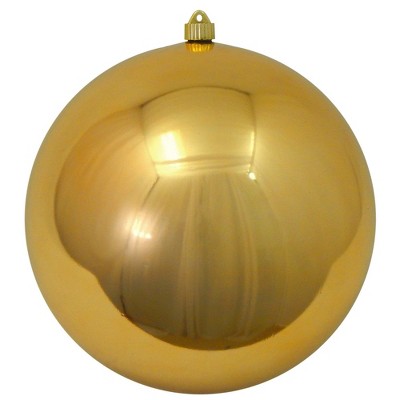 Christmas by Krebs Shiny Gilded Gold Shatterproof Christmas Ball Ornament 12" (300mm)