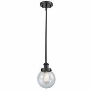 Beacon - 1 Light Stem Hung Mini Pendant In Modern Style-9 Inches Tall and 6 Inches Wide - 1 of 1