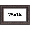 PosterPalooza | 3.5" Wide Ornate Brown Picture Frame - UV Acrylic, Backing Board, Hanging Hardware Included - 2 of 4