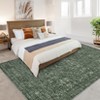 Vintage Distressed Area Rug Washable Living Room Rug Soft Non Slip Floor Carpet for Dining Room Home Office - 2 of 4