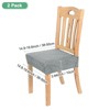Unique Bargains Polyester Spandex Waterproof Durable Dining Chair Slipcovers - 3 of 4