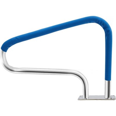 Pool Handrail for Inground Pools, 304 Stainless Steel Pool Stair Rail with 375lbs Load Capacity