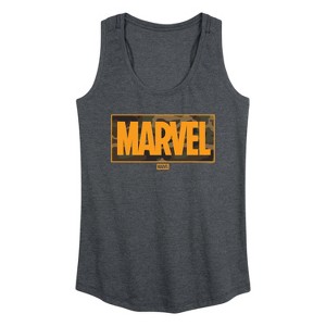 Women's - Marvel - Camo Logo Graphic Racerback Tank - 1 of 4