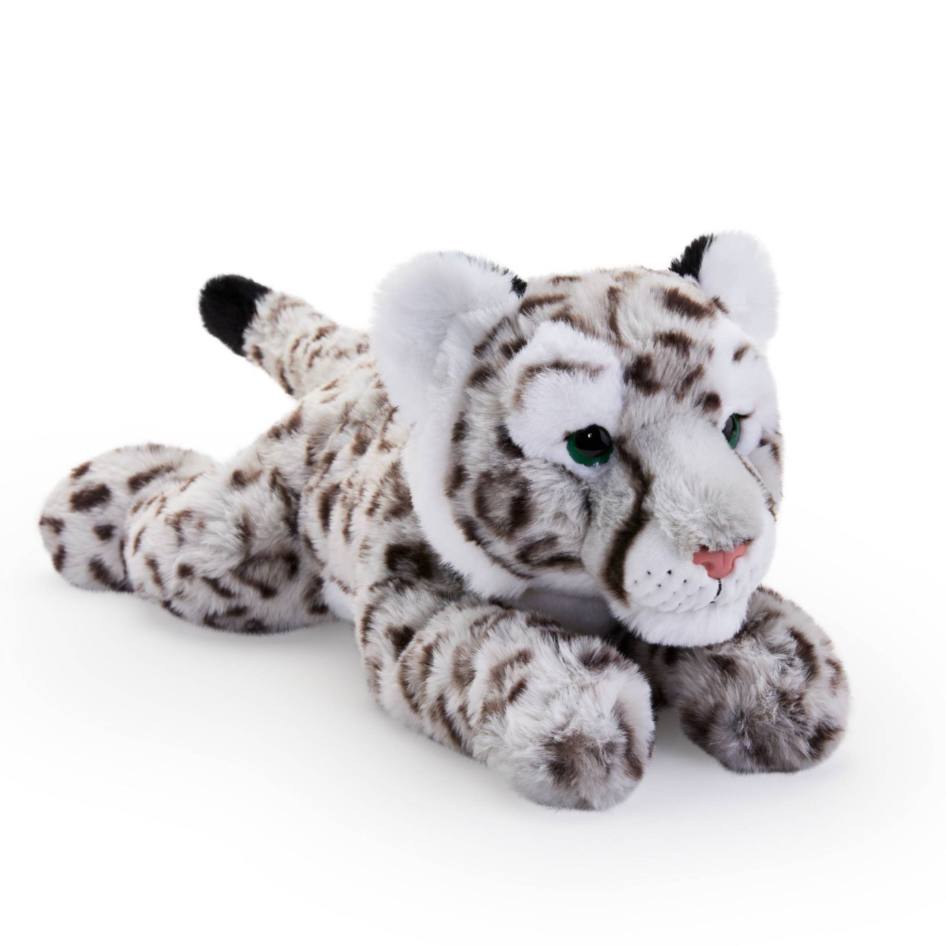FAO Schwarz 22" Sweet Lying Snow Leopard Toy Plush