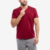X RAY Men's Basic V-Notch Neck Short Sleeve T-Shirt - 4 of 4