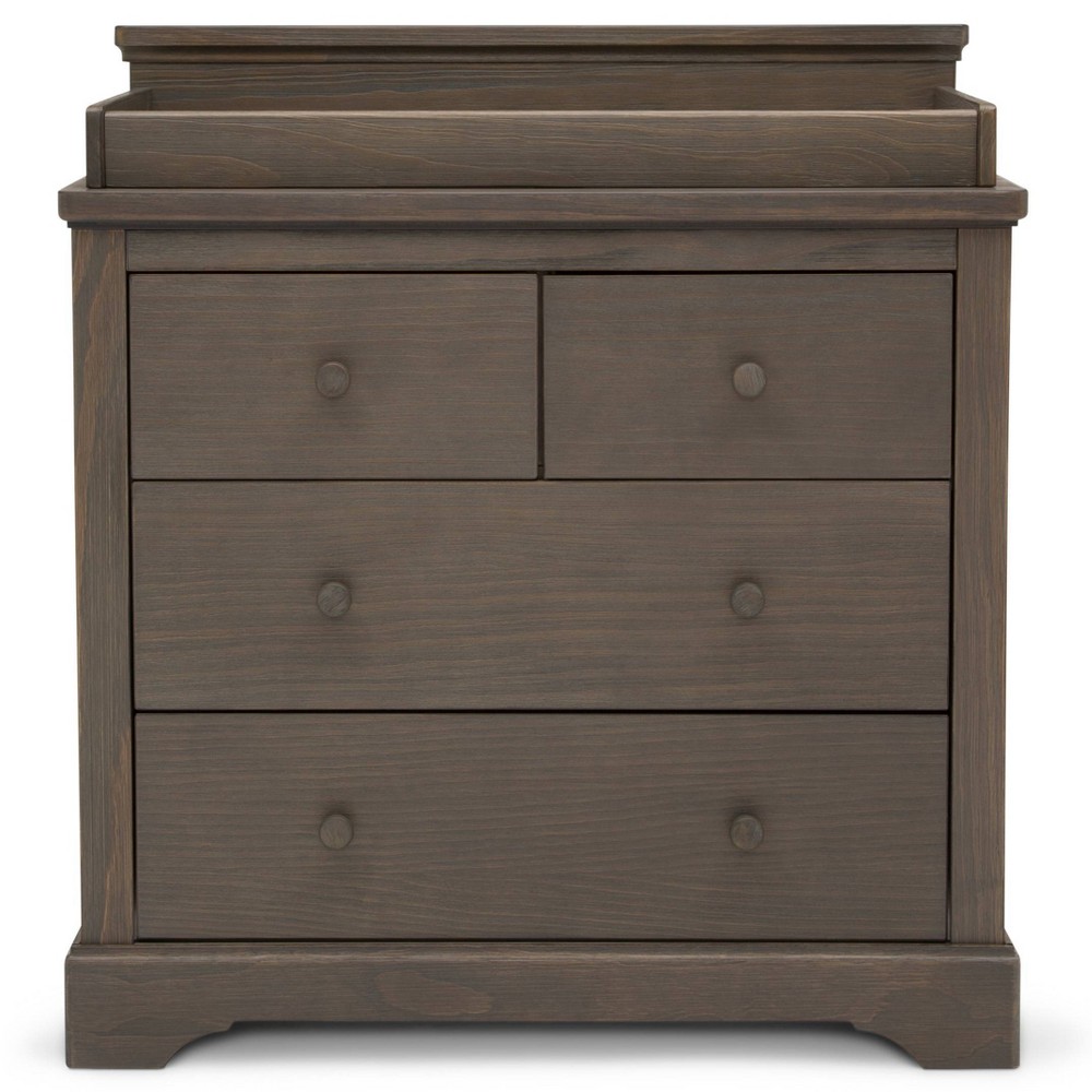 Photos - Dresser / Chests of Drawers Simmons Kids' Paloma 4 Drawer Dresser with Changing Top and Interlocking D 