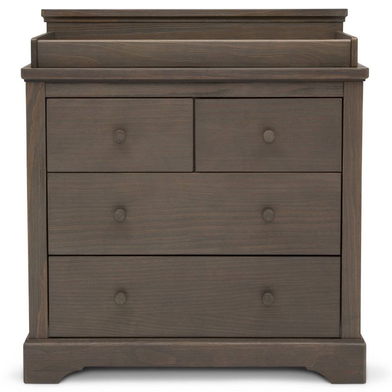 Simmons Kids' Paloma 4 Drawer Dresser with Changing Top and Interlocking Drawers, 1 of 10