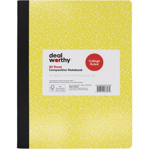 Composition Book College Ruled - Dealworthy™ - 1 of 1