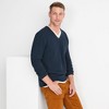 Lands' End Men's Long Sleeve Washable Merino Wool V Neck Sweater - 4 of 4