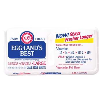 Eggland's Best Cage Free White Grade A Large Eggs - 36oz/18ct