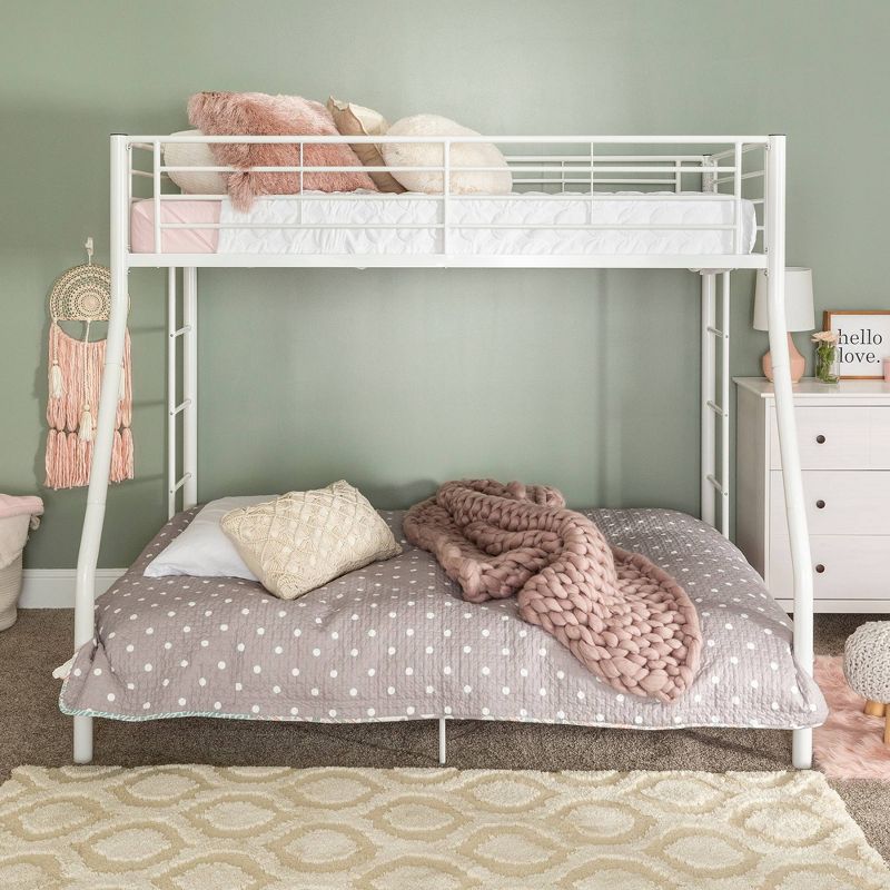 Twin Over Full Analise Metal Bunk Bed - Saracina Home, 3 of 8