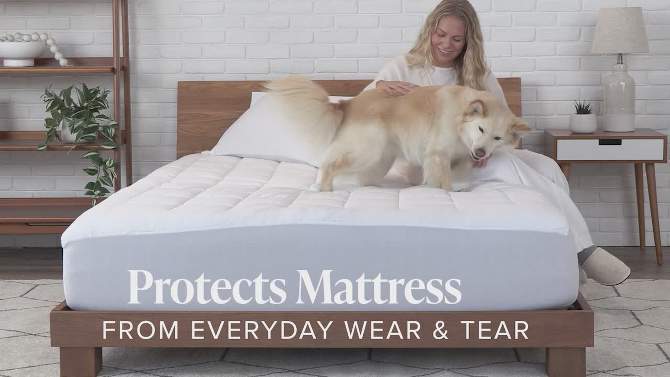 Cotton Top Mattress Pad by Bare Home, 2 of 10, play video